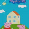 Peppa Pig House diamond painting