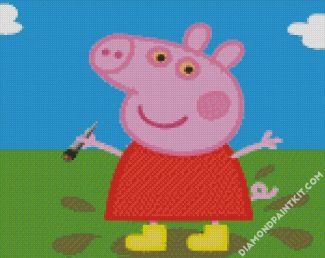 Peppa Pig diamond painting