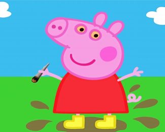 Peppa Pig diamond painting