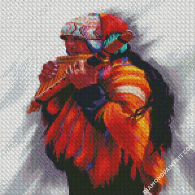 Peruvian Flute Player diamond paintings