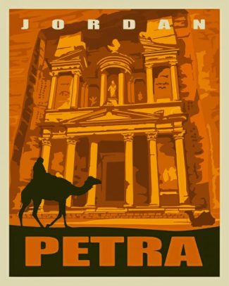 Petra Jordan Poster diamond painting