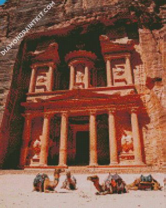 Petra Monument Building diamond painting