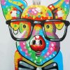 Pig With Glasses diamond painting