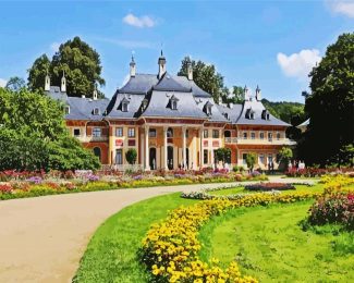 Pillnitz Castle Dresden diamond painting