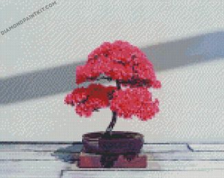 Pink Bonsai Tree diamond paintings