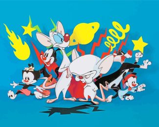 Pinky And Brain Disney Cartoon diamond painting