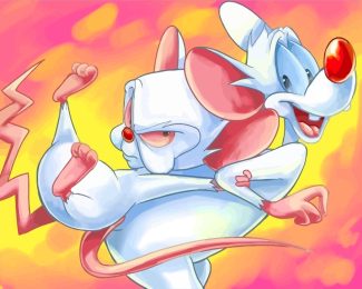 Pinky And Brain Mice diamond painting