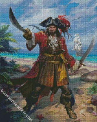 Pirate Man diamond painting