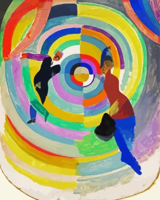 Political Drama Robert Delaunay diamond painting