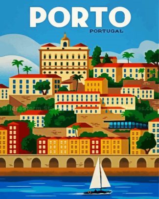 Porto Poster diamond painting