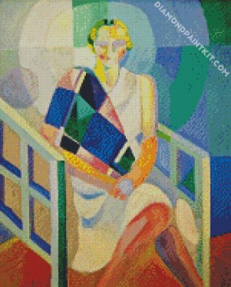 Portrait Of Madame Heim Robert Delaunay diamond painting