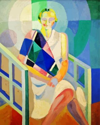 Portrait Of Madame Heim Robert Delaunay diamond painting