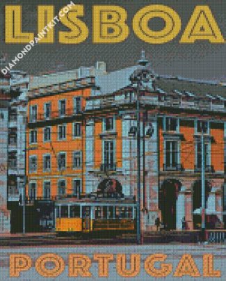 Portugal Lisboa Poster diamond painting