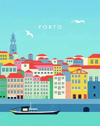 Portugal Porto Poster diamond painting