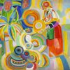 Portuguese Woman Robert Delaunay diamond painting