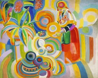 Portuguese Woman Robert Delaunay diamond painting