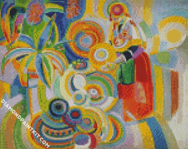 Portuguese Woman Robert Delaunay diamond painting