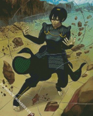 Powerful Toph Beifong diamond painting