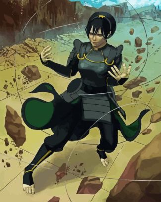 Powerful Toph Beifong diamond painting