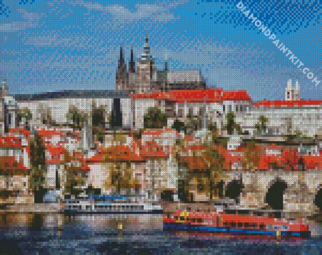 Prague Castle Czech diamond paintings