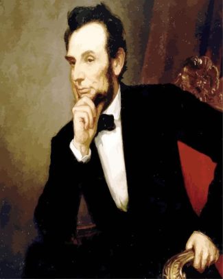 President Lincoln diamond painting