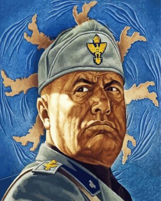 Prime Minister Of Italy Benito Mussolini diamond painting