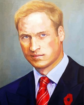 Prince William diamond painting