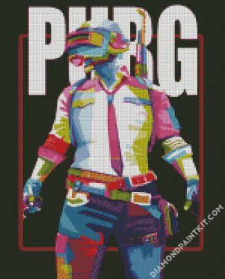 Pubg Game Pop Art diamond painting