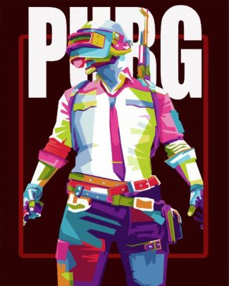 Pubg Game Pop Art diamond painting