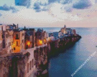 Puglia Buildings diamond painting