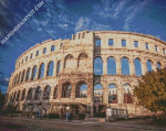 Pula Arena Lovrijenac diamond painting