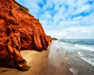 Quebec Beach diamond painting