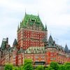 Quebec Chateau Frontenac diamond painting