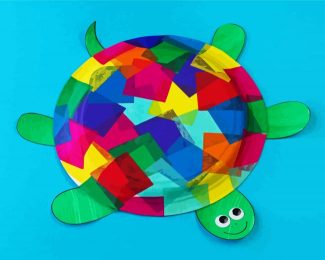 Rainbow Colorful Tortoise diamond painting