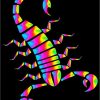 Rainbow Scorpion diamond painting