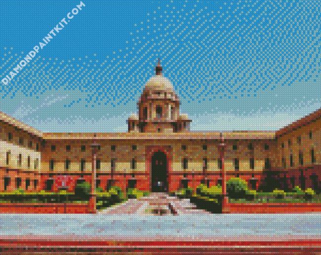 Rashtrapati Bhavan Delhi diamond painting