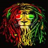 Rasta Lion diamond painting