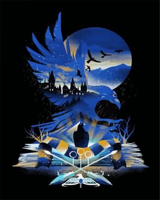 Ravenclaw Harry Potter diamond painting