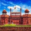 Red Fort delhi India diamond painting