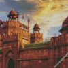 Red Fort India diamond painting