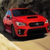 Red Subaru Car diamond painting