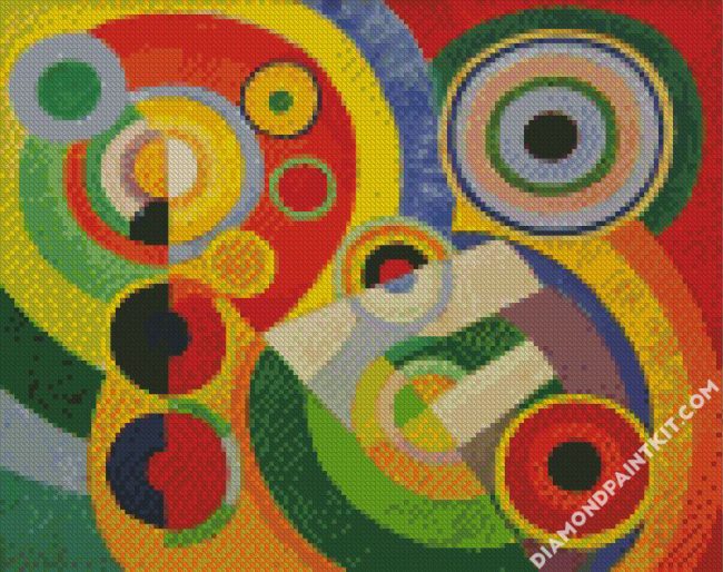 Rhythm Joie De Vivre By Robert Delaunay diamond painting