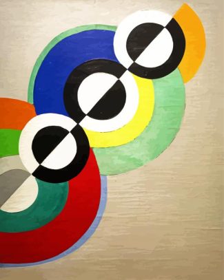 Rhythms Robert Delaunay diamond painting