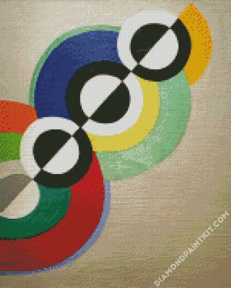 Rhythms Robert Delaunay diamond painting