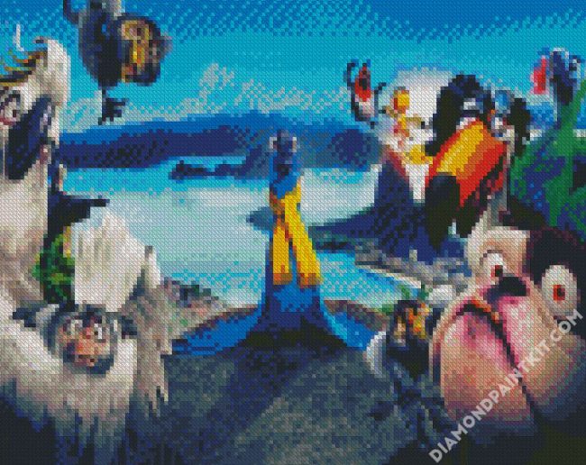 Rio Characters diamond painting