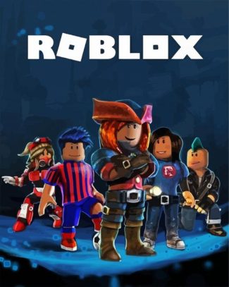 Roblox Video Game diamond painting