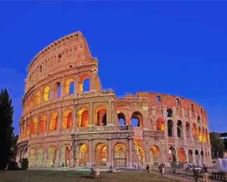 Rome Colosseum Building diamond painting