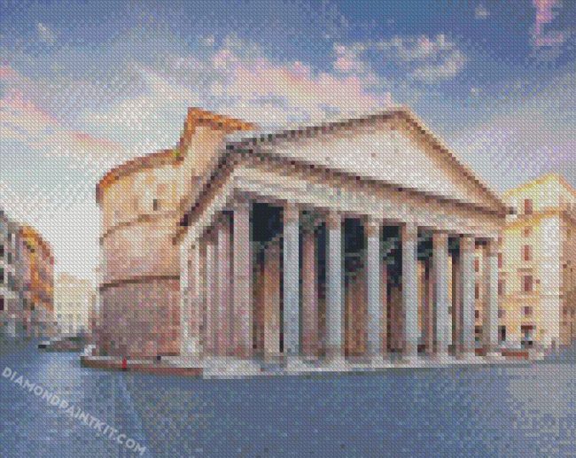 Rome Pantheon Building diamond paintings