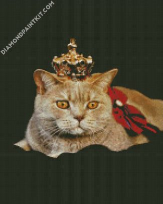 Royal Cat Pet diamond painting