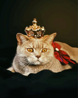 Royal Cat Pet diamond painting